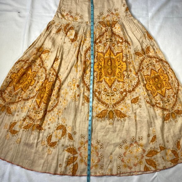 Free People Yellow Floral Maxi Skirt - Picture 8 of 14